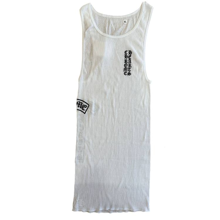 Chrome Hearts Tank Top Unisex White