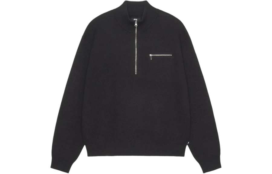 Stussy SS24 Drop2 Half-zip Mock-neck Jumper