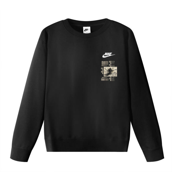Nike Nike Sweatshirts Unisex Black Crew Neck Moderate Regular