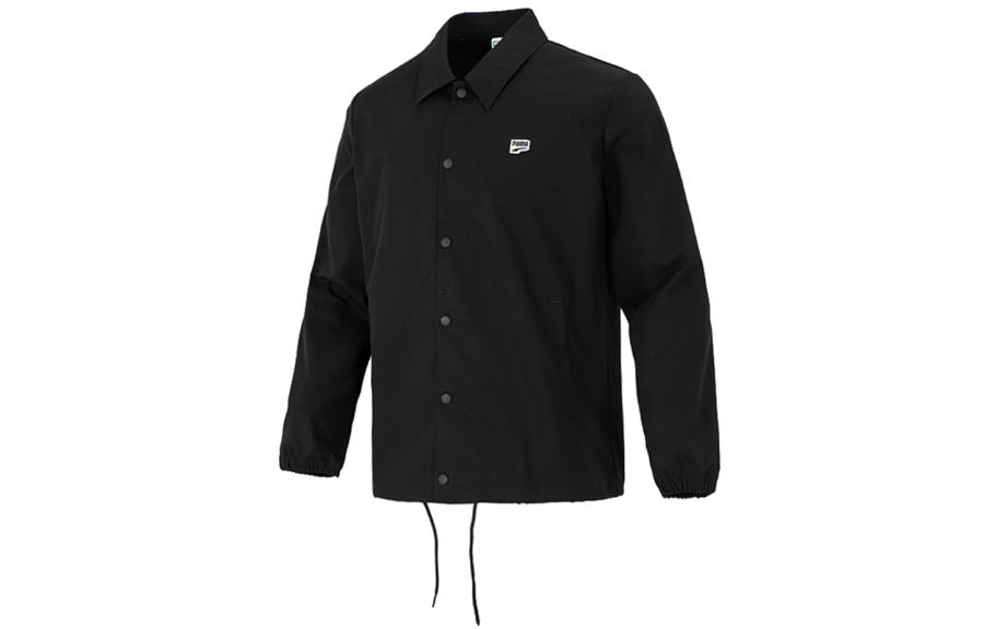PUMA PUMA Jackets Men's Black Lapel Moderate Other