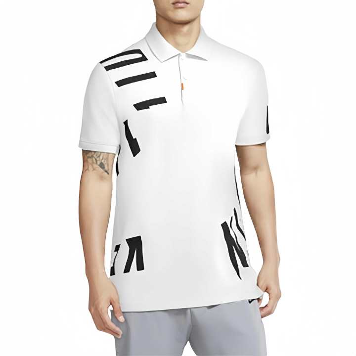 Nike Nike Polo Shirts Men's White Polo Collar Moderate
