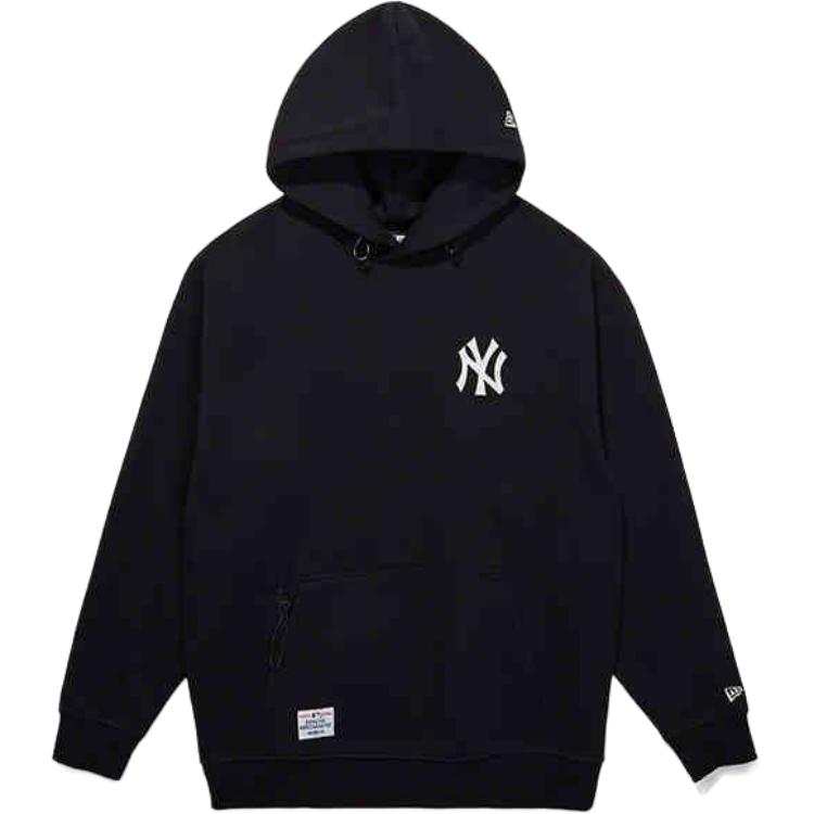 New Era X MLB Sweatshirts Unisex Black Hooded Non Detachable Moderate