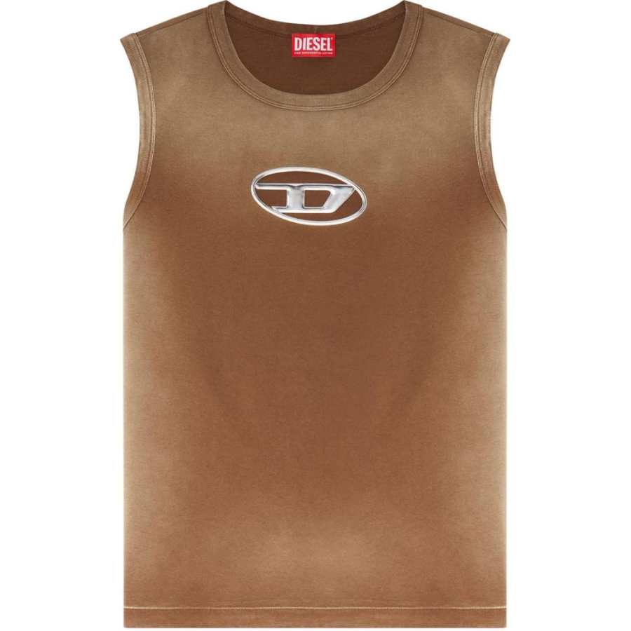 DIESEL Oval D plaque Tank Top