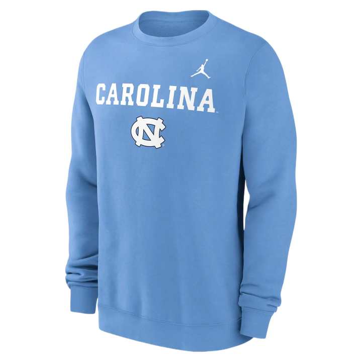 Nike Nike North Carolina Tar Heels Primetime Primary Stack Men's Nike College Pullover Crew