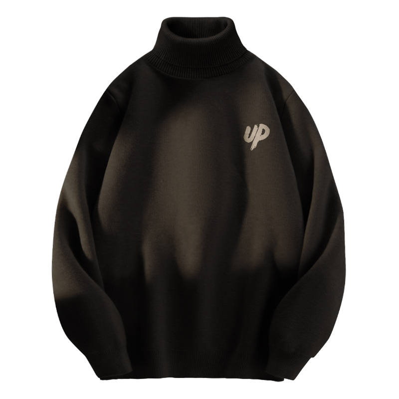 MINISO MINISO Sweaters Unisex Turtleneck Thickened And Fleece Lined Other