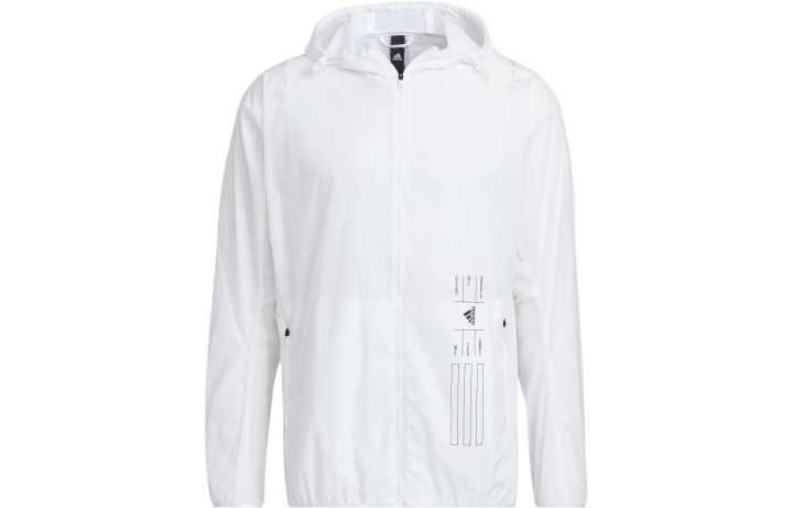 Adidas Adidas Jackets Men's White Hooded Non Detachable Moderate Other