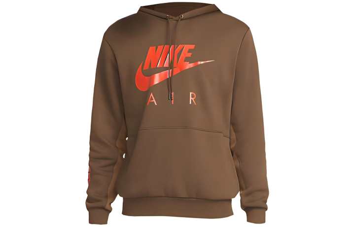 Nike Nike Sweatshirts Men's Brown Hooded Moderate Regular
