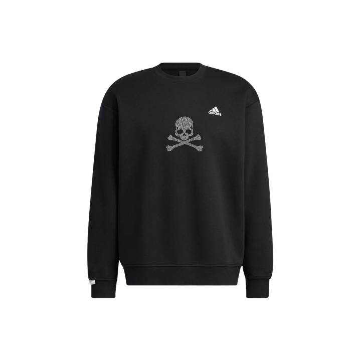 Adidas Adidas Sweatshirts Unisex Black Crew Neck Moderate Regular