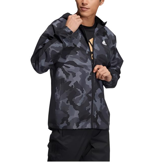 Adidas Adidas Jackets Men's Black Hooded Moderate Other