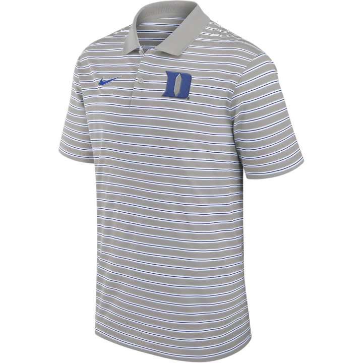 Nike Nike Duke Blue Devils Primetime Victory Striped Men's Nike Dri FIT College Polo