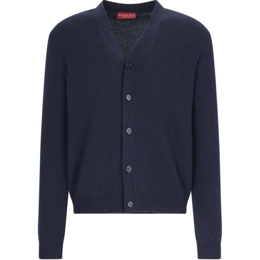 GUCCI Buttoned Up V Neck Cardigan