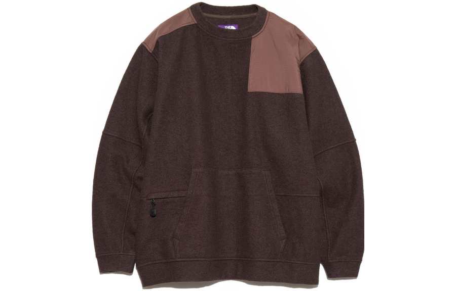 Nanamica x THE NORTH FACE PURPLE LABEL FW23 Sweater Men's Brown