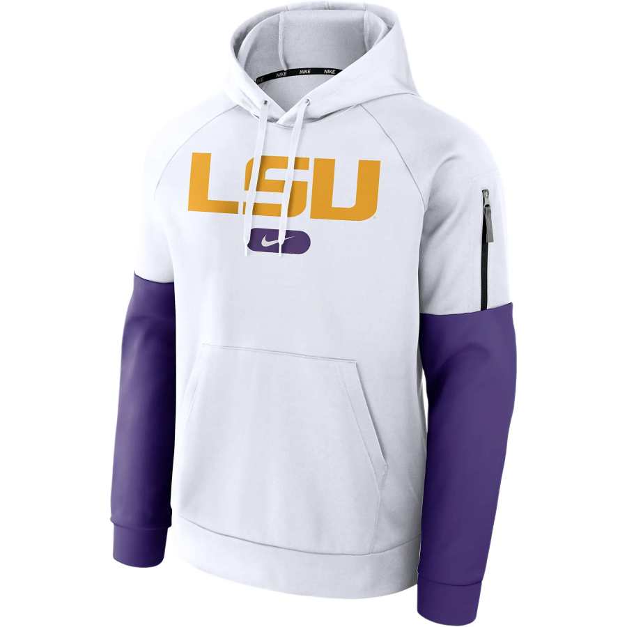 Nike Nike Lsu Tigers Fitness Men’s Nike Therma College Pullover Hoodie