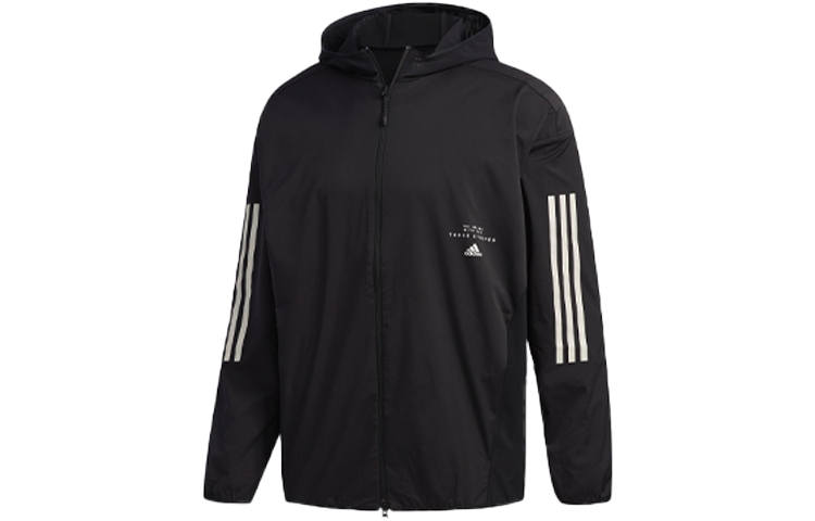 Adidas Adidas Jackets Men's Black Hooded Moderate Other