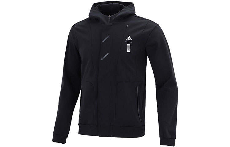 Adidas Adidas Jackets Men's Black Hooded Moderate Other