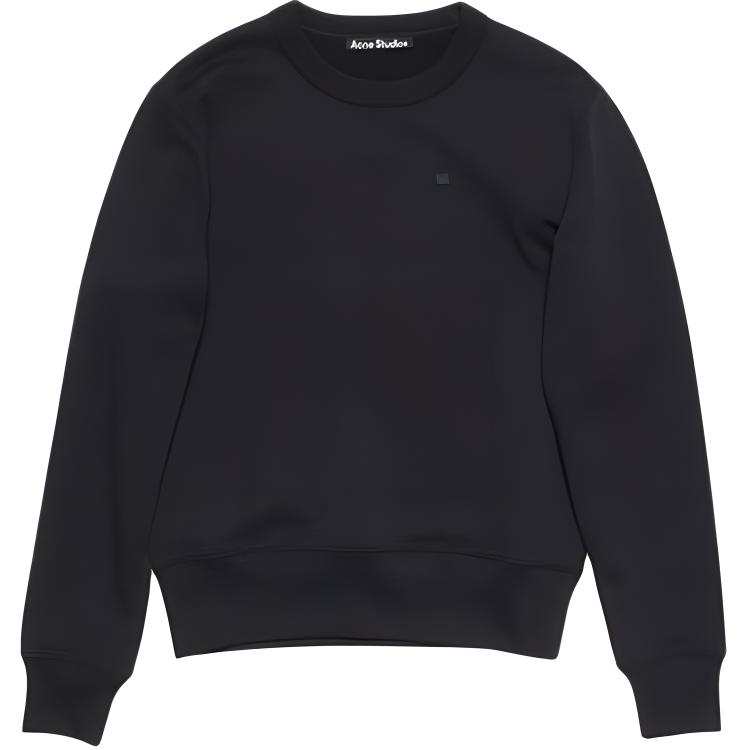 Acne Studios Acne Studios Face Logo Patch Jersey Sweatshirt