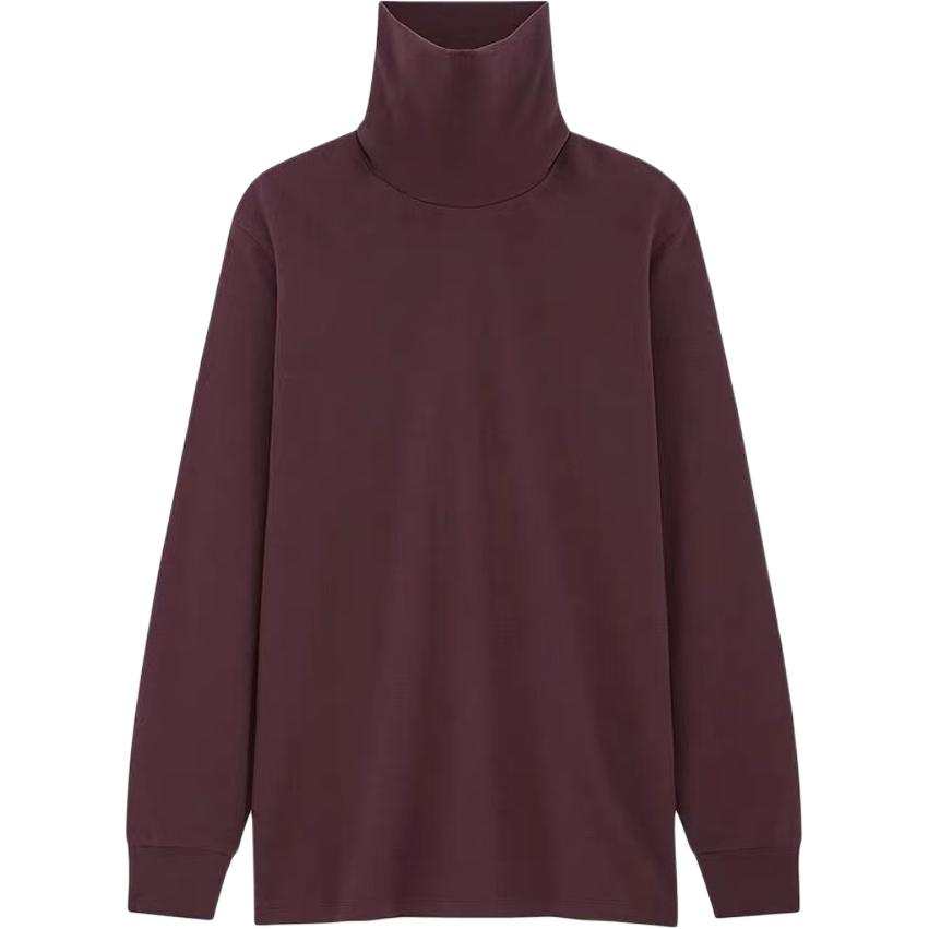 UNIQLO Sweater Men's Dark Reddish Purple
