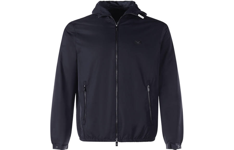 EMPORIO ARMANI Logo Patch Water Repellent Jacket