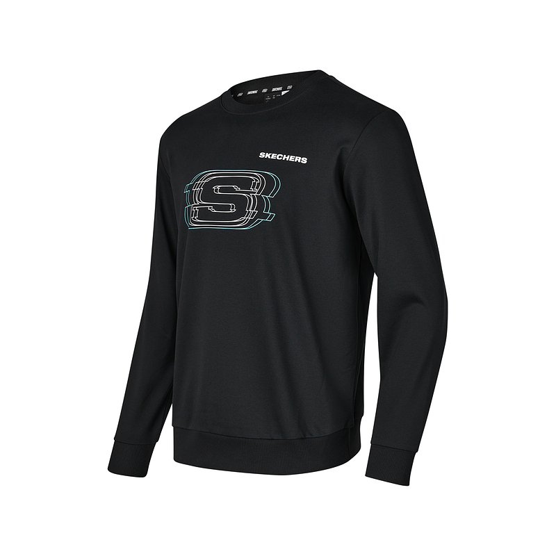 Skechers Sports Life Collection Sweatshirt Men's Carbon Black
