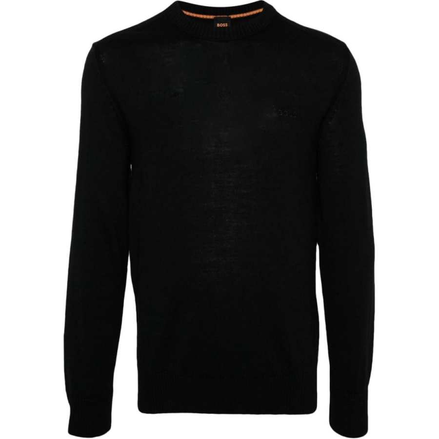 HUGO BOSS Logo Embroidered Crewneck Jumper
