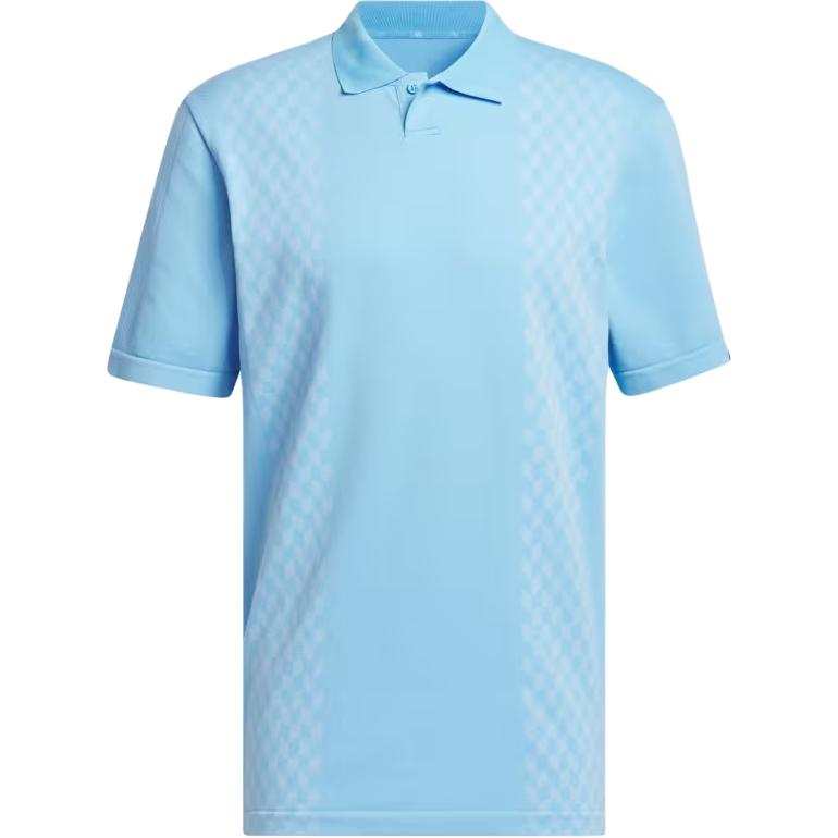 Adidas Adidas Ultimate365 Golf Tour Primeknit Polo Shirt Men's Blue
