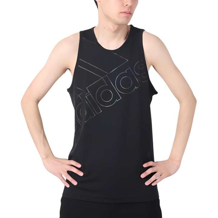 Adidas Adidas Tank Tops Men's Black Crew Neck Moderate Other