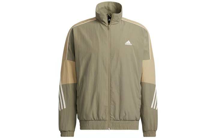 Adidas Adidas Jackets Men's Olive Stand Collar Moderate Other