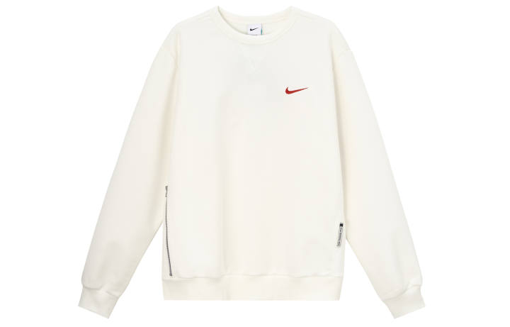 Nike Nike Sweatshirts Men's White Crew Neck Moderate Regular