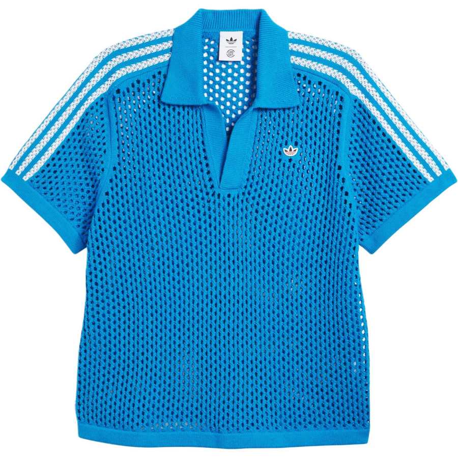 Adidas Originals Adidas X Edison Chen Crochet Polo Shirt