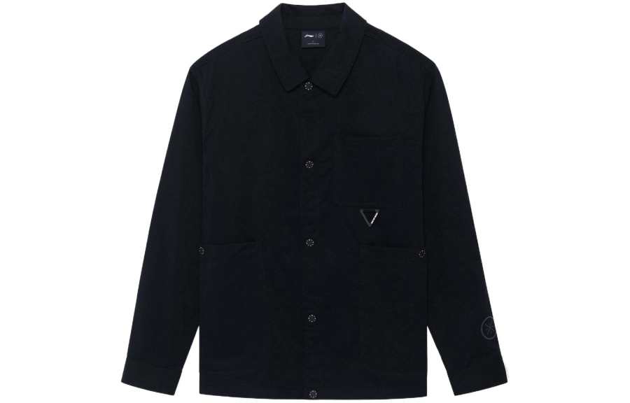 Li-Ning Li Ning Jackets Men's Black Lapel Moderate Other