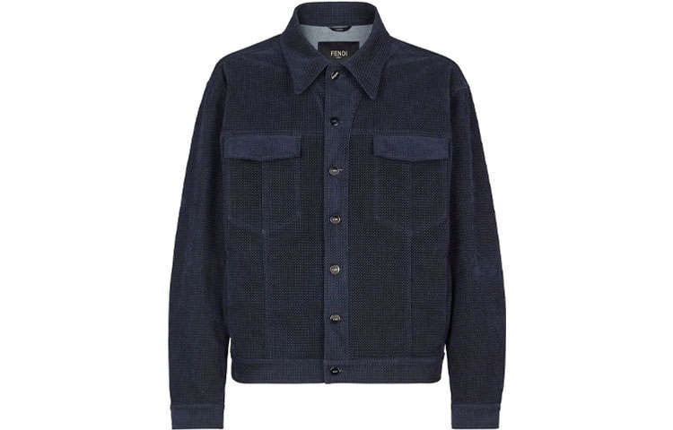 FENDI FENDI Jackets & Coats Men's Blue