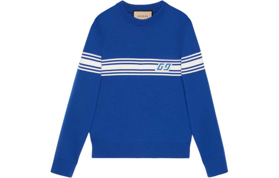 GUCCI GUCCI Square GG-patch Wool Jumper