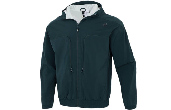 Adidas Adidas Jackets Men's Peacock Green Hooded Moderate Other
