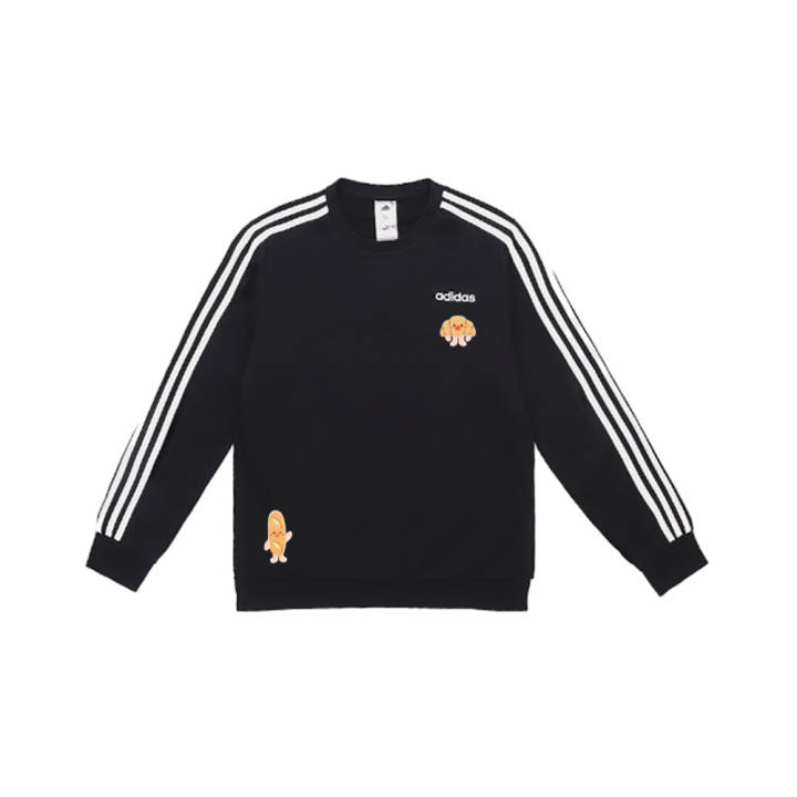 Adidas Adidas Sweatshirts Unisex Black Crew Neck Moderate Regular