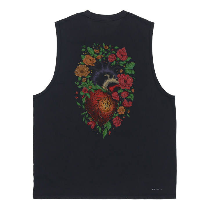 Jordan Jordan Tank Tops Unisex Black Crew Neck Moderate Other