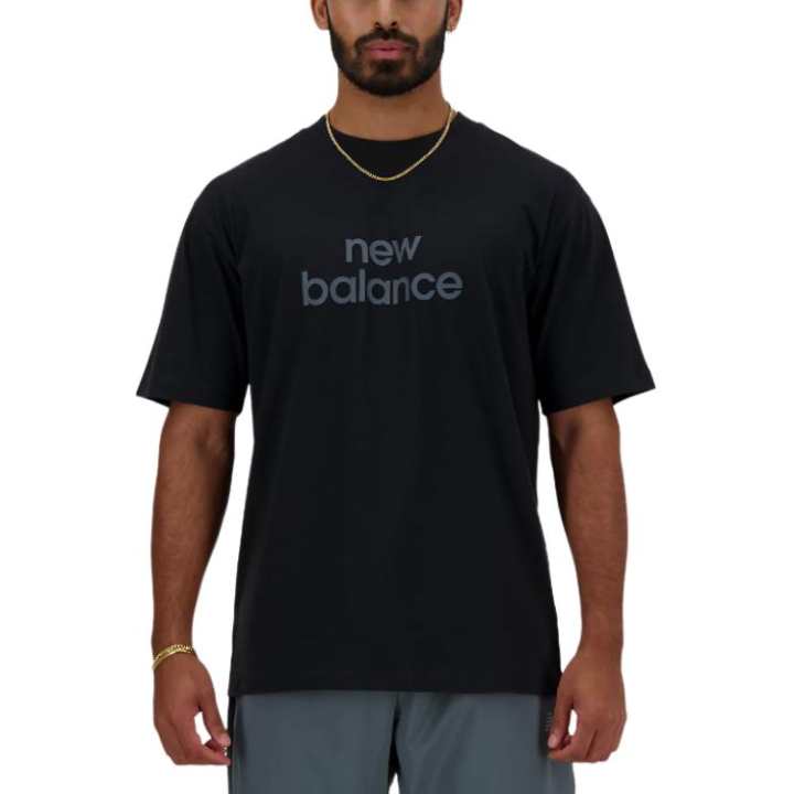 New Balance New Balance Linear T Shirt Men's Black