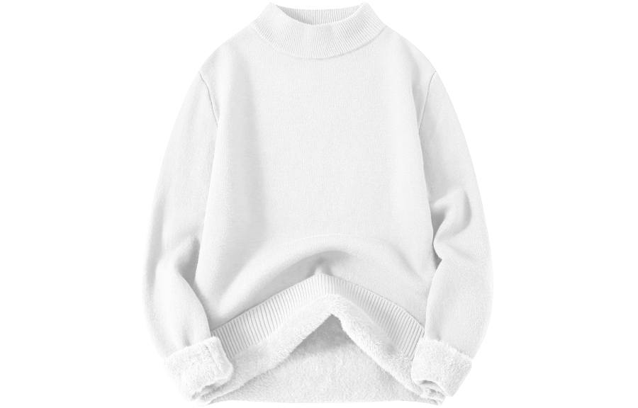 BALENO BALENO Sweaters Unisex Half Turtleneck Thickened And Fleece Lined Base Layer
