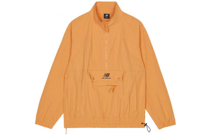 New Balance New Balance Jackets Men's Orange Stand Collar Moderate