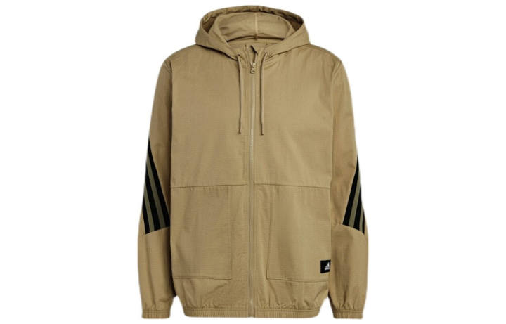 Adidas Adidas Jackets Men's Khaki Hooded Moderate Other