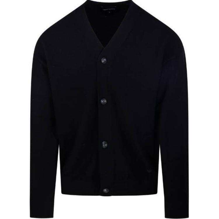 EMPORIO ARMANI V Neck Button Up Cardigan