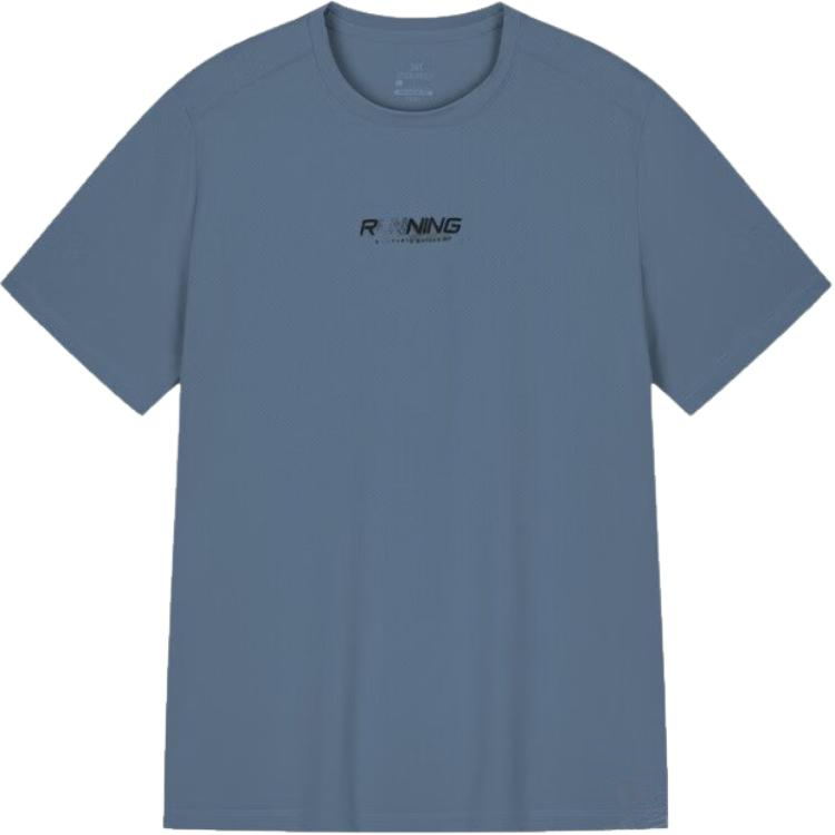 361° Running T Shirt Men's Cool Blue Heather Gray