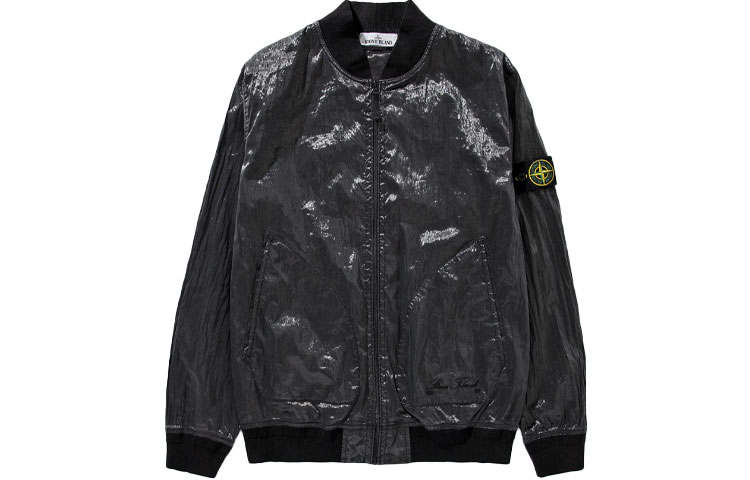 STONE ISLAND STONE ISLAND Logo Patch Zipped Jacket