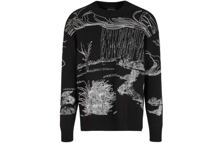EMPORIO ARMANI Sweater Men's Black