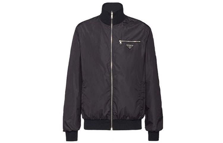 PRADA PRADA Reversible Zip Up Bomber Jacket