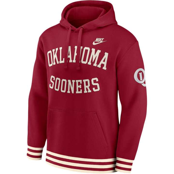 Nike Nike Oklahoma Sooners Legacy Retro Men’s Nike College Pullover Hoodie
