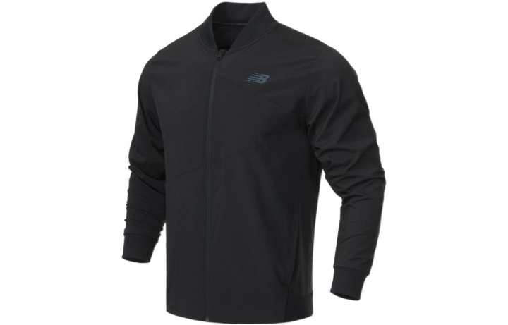 New Balance New Balance Jackets Men's Black Baseball Collar Moderate Other