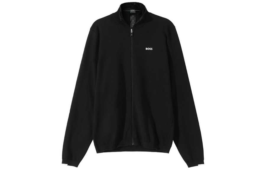 HUGO BOSS Logo-print High-neck Jumper