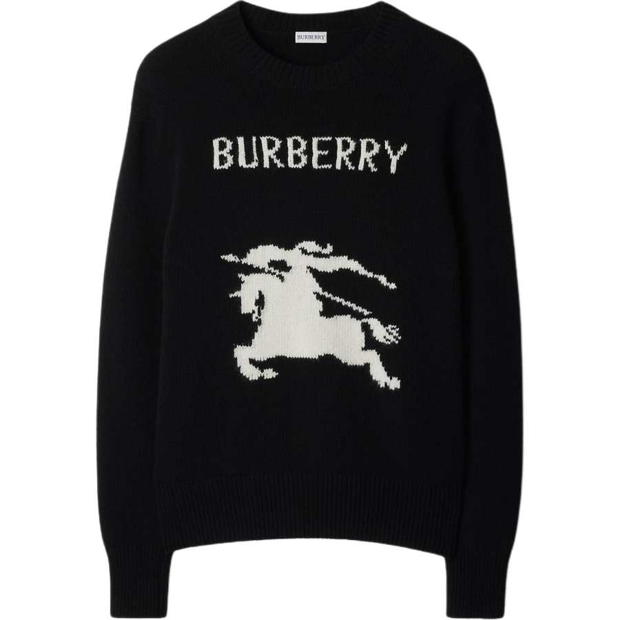 Burberry Ekd Intarsia-Knit Crewneck Jumper