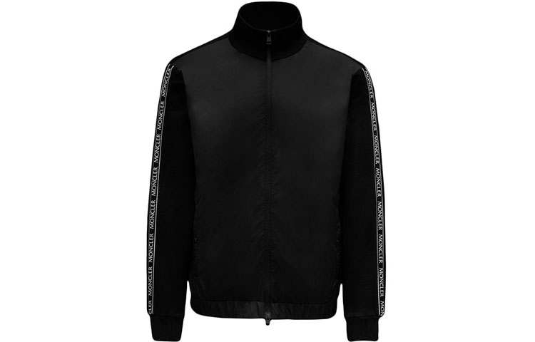Moncler Moncler SS21 Jackets Men's Black Stand Collar Moderate Other