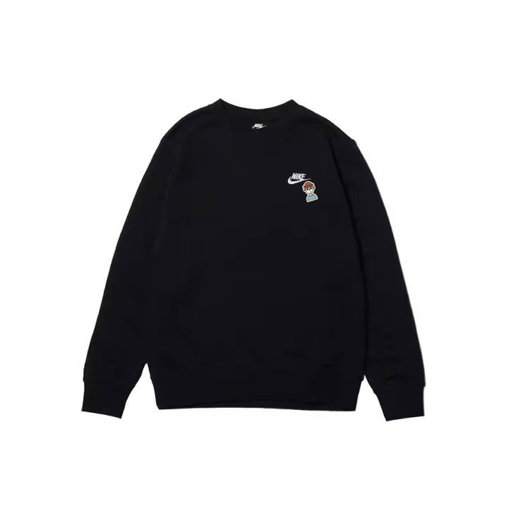 Nike Nike Sweatshirts Men's Black Crew Neck Moderate